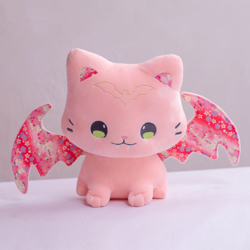 Maliben | Luna & Solis The Kawaii Sakura Cats With Wings Plushies