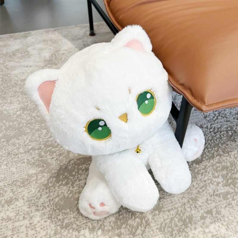Maliben | Luna The Fluffy White Cat Plush
