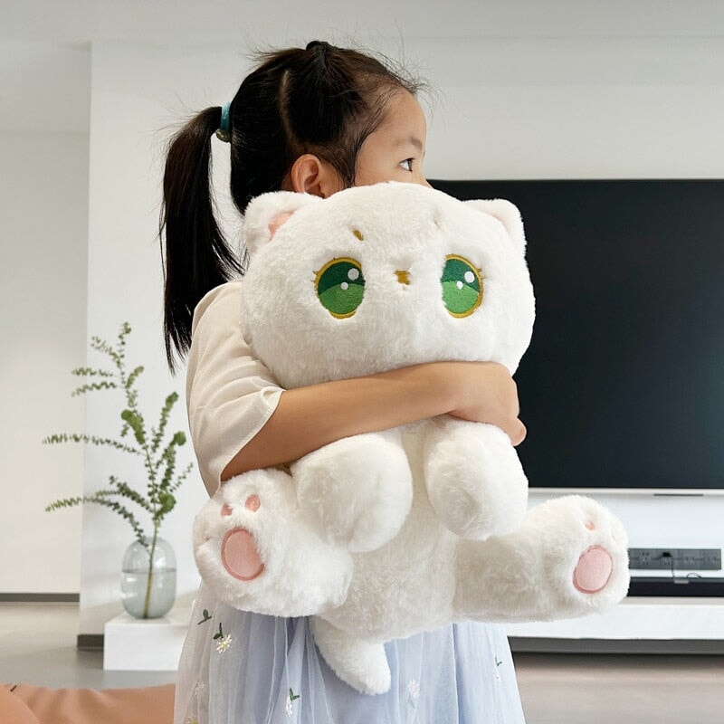 Maliben | Luna The Fluffy White Cat Plush