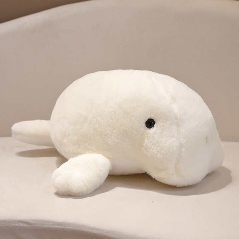 Maliben | Milo The Fluffy White Manatee Plush