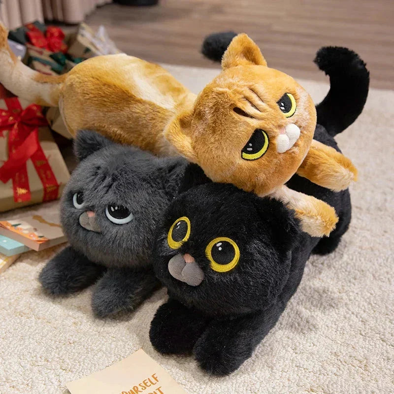 Maliben | Mochi, Marmie & Midnight – Sleepy Cat Plushies