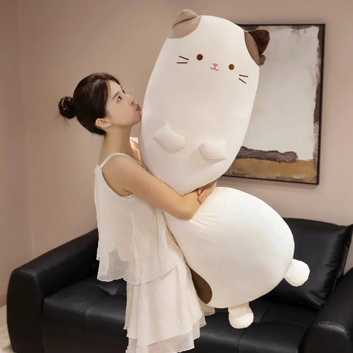 Maliben | Mochi The Long Snuggly Spotted Cat Plush