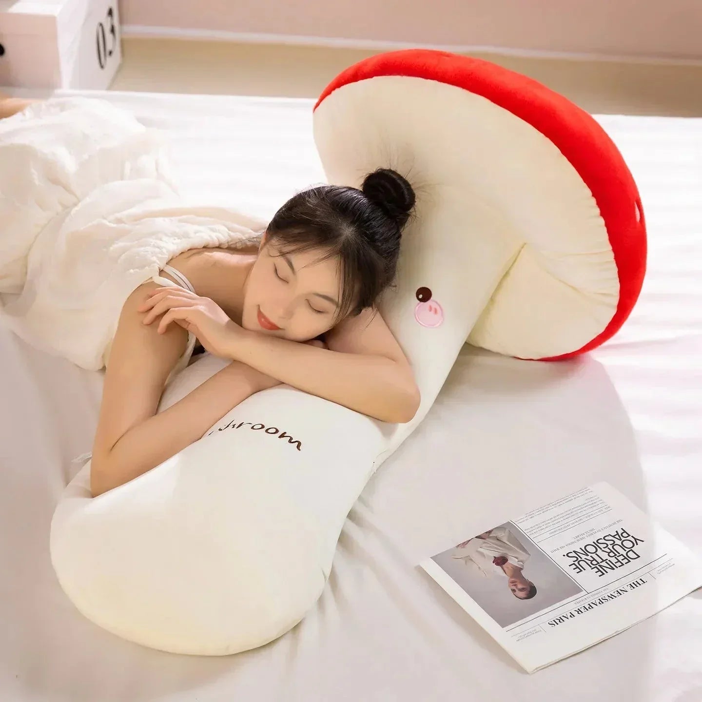 Maliben | Mushie The Long Snuggly Kawaii Mushroom Plushies