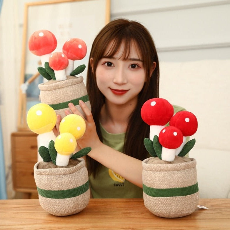 Maliben | Mushroom Pot Plant Plushie
