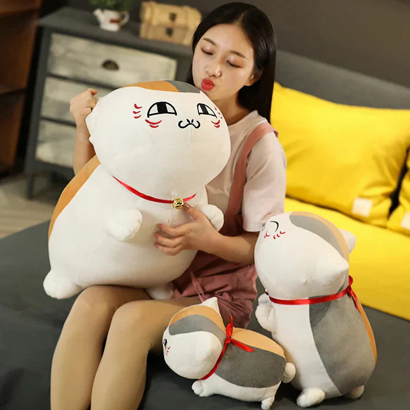 Maliben | Natsume Yuujinchou Nyanko Cat White Black Plushie