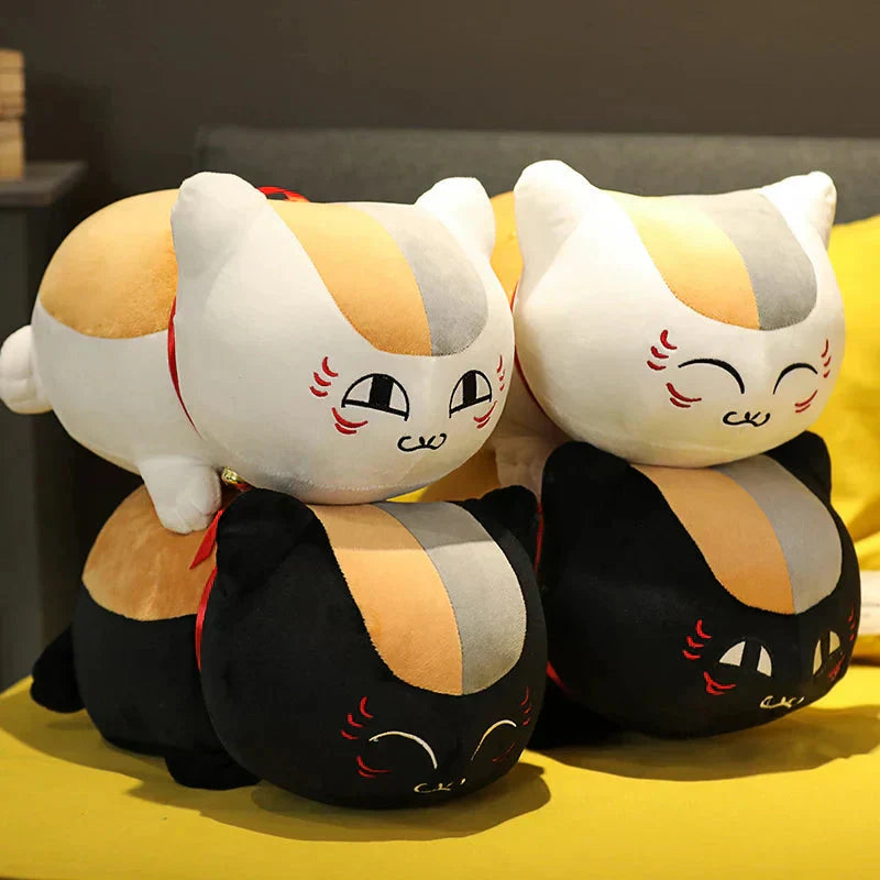 Maliben | Natsume Yuujinchou Nyanko Cat White Black Plushie