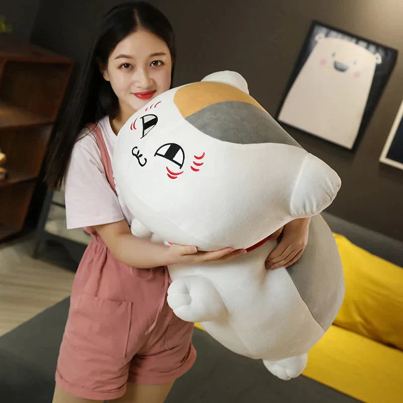 Maliben | Natsume Yuujinchou Nyanko Cat White Black Plushie
