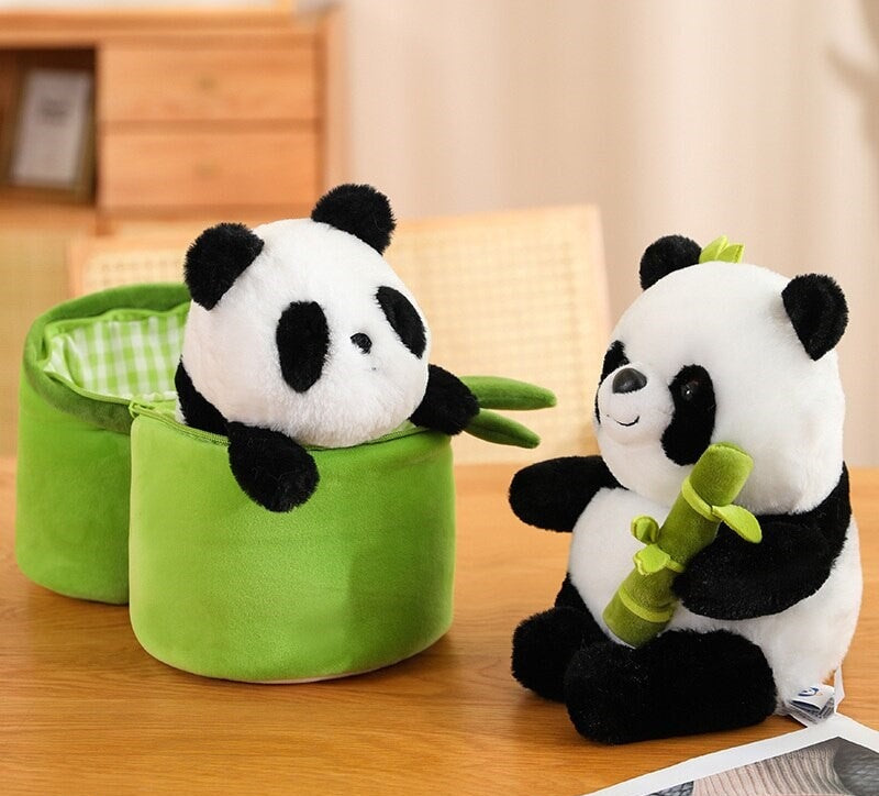 Maliben | Panda & Bamboo Buddy Plushies