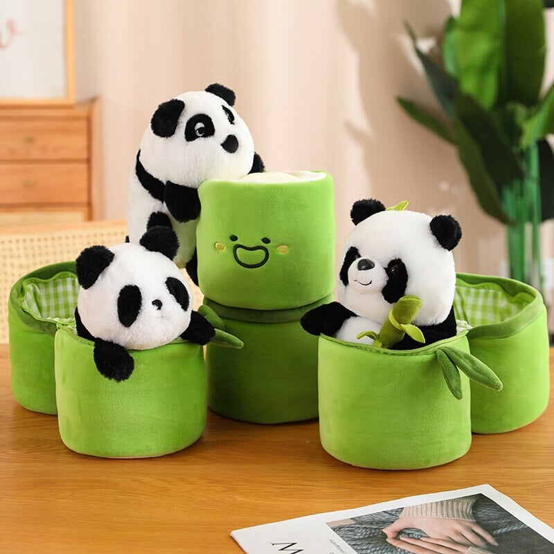 Maliben | Panda & Bamboo Buddy Plushies