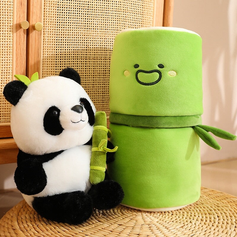 Maliben | Panda & Bamboo Buddy Plushies