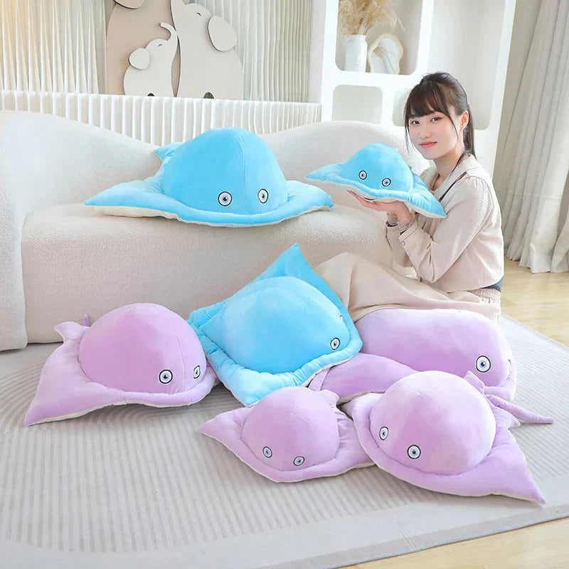 Maliben | Pastel Purple Blue Stingray Plushies