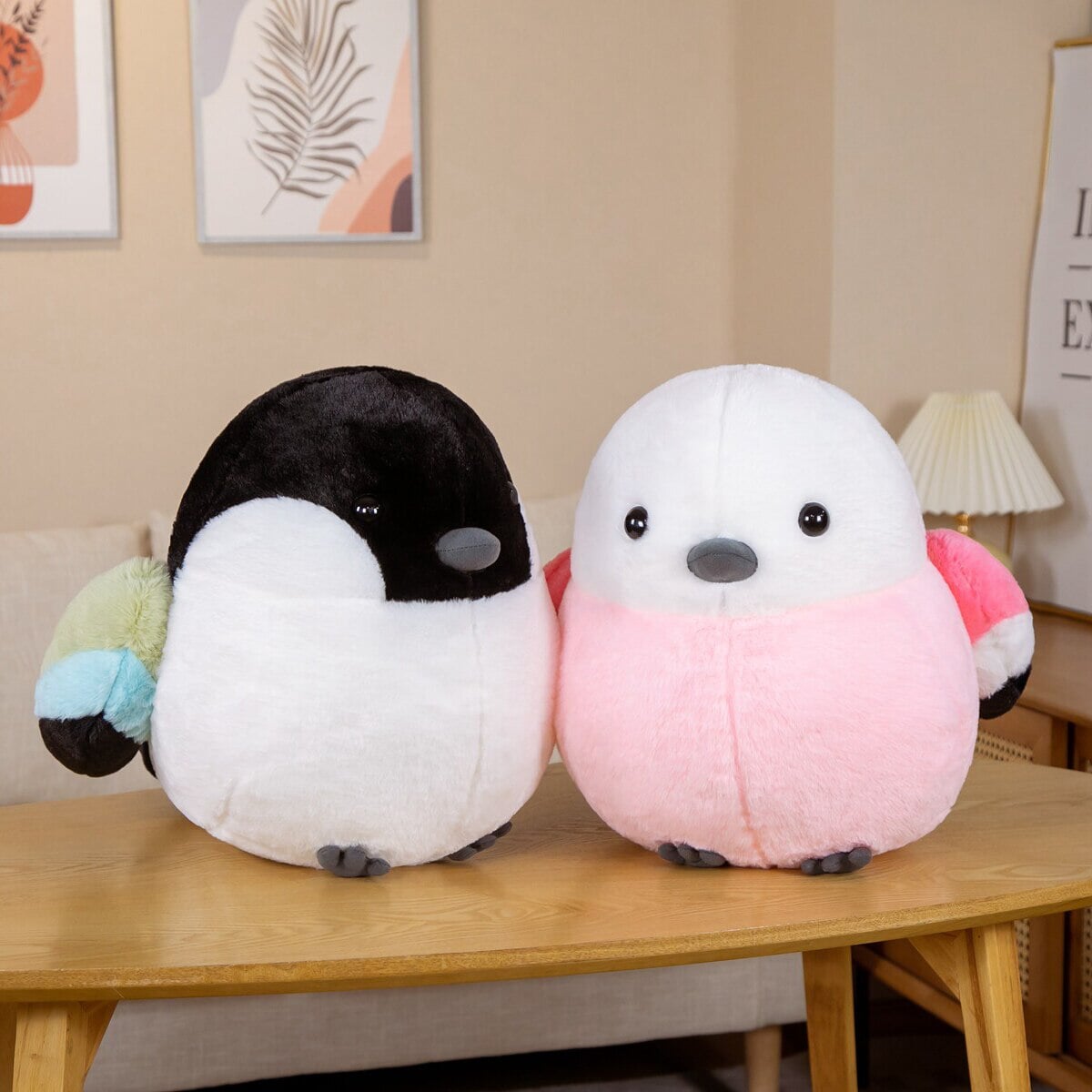 Maliben | Puffy Vibrant Bird Plushies