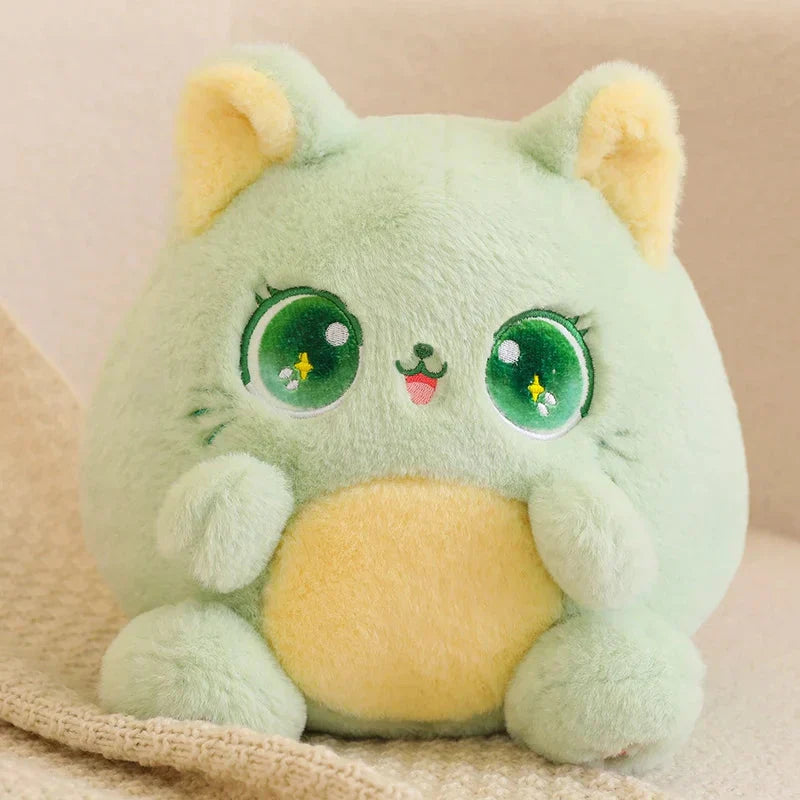 Maliben | Rainbow Fluffy Cat Squad Ball Plushies