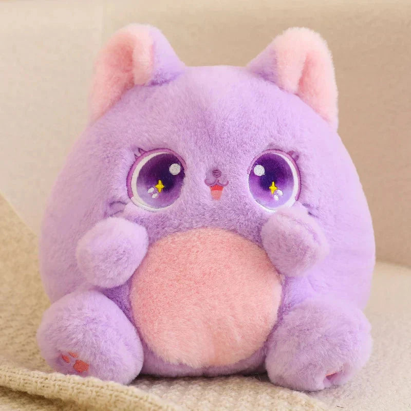 Maliben | Rainbow Fluffy Cat Squad Ball Plushies