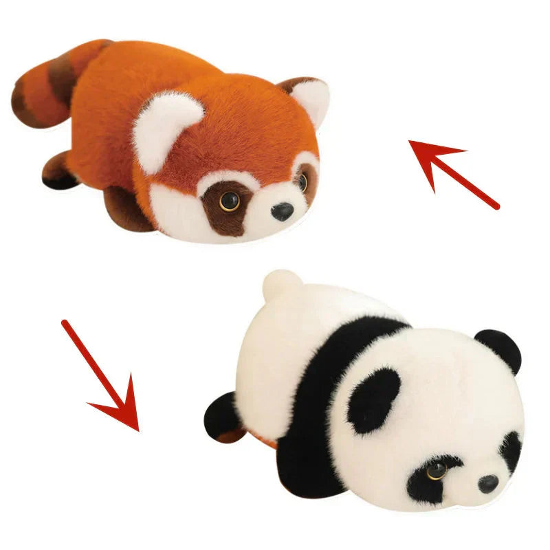 Maliben | Reversible Red Panda To Panda Plush