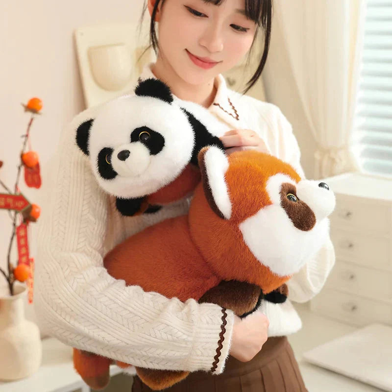 Maliben | Reversible Red Panda To Panda Plush