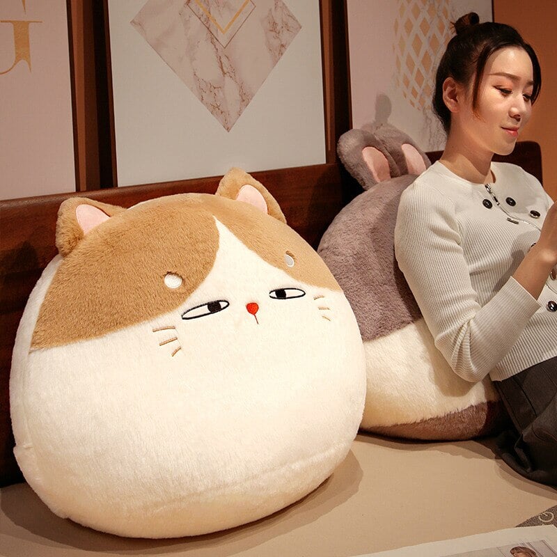 Maliben | Round Cat Bunny Fox Pillow Plushie Collection