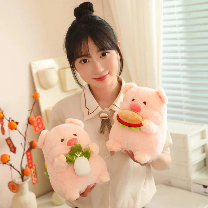 Maliben | Round Fluffy Chonky Piggy Plushie