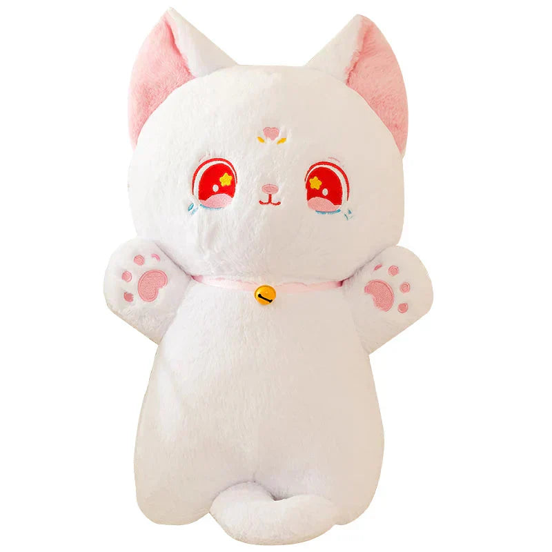 Maliben | Sailor Moon Fluffy Black White Cat Plushies