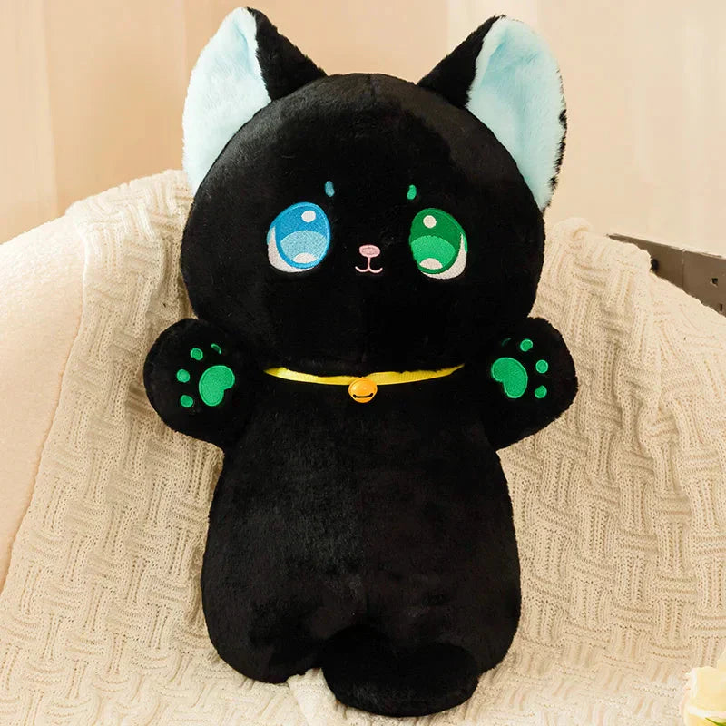 Maliben | Sailor Moon Fluffy Black White Cat Plushies