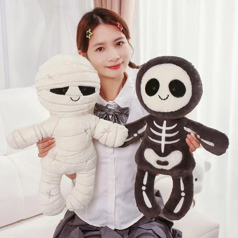 Maliben | Scary Skeleton And Mummy Halloween Plushies