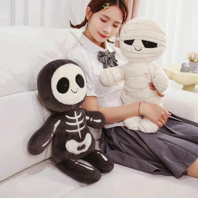 Maliben | Scary Skeleton And Mummy Halloween Plushies