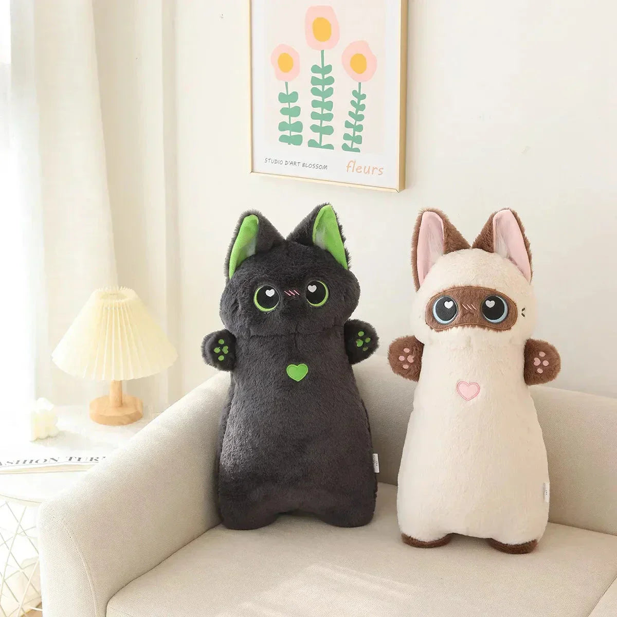 Maliben | Shortie Two-Tone Cat Plushie Collection