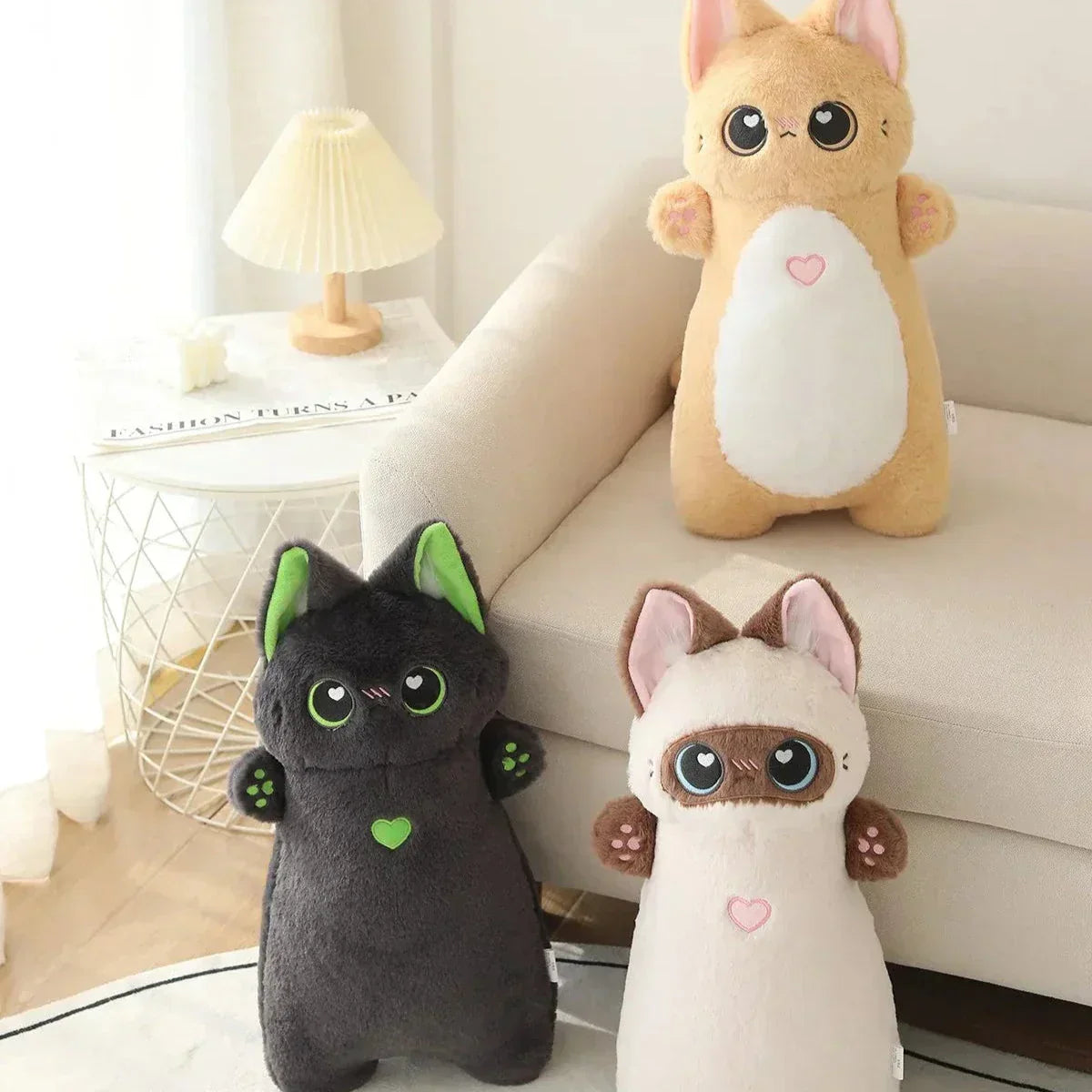 Maliben | Shortie Two-Tone Cat Plushie Collection