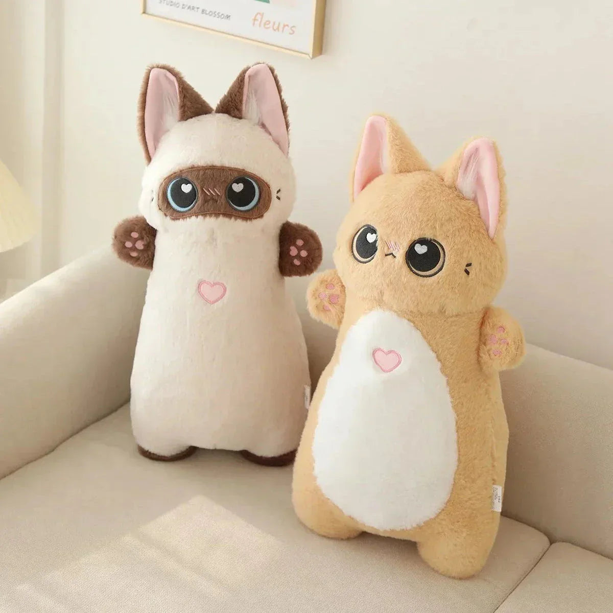 Maliben | Shortie Two-Tone Cat Plushie Collection
