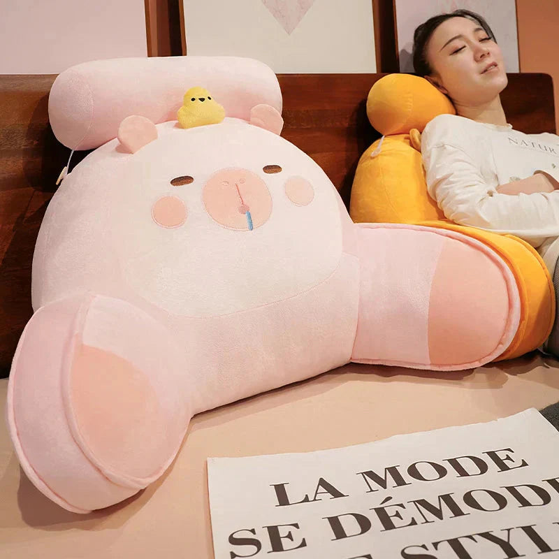 Maliben | Sleepy Capybara Resting Cushion Pillow