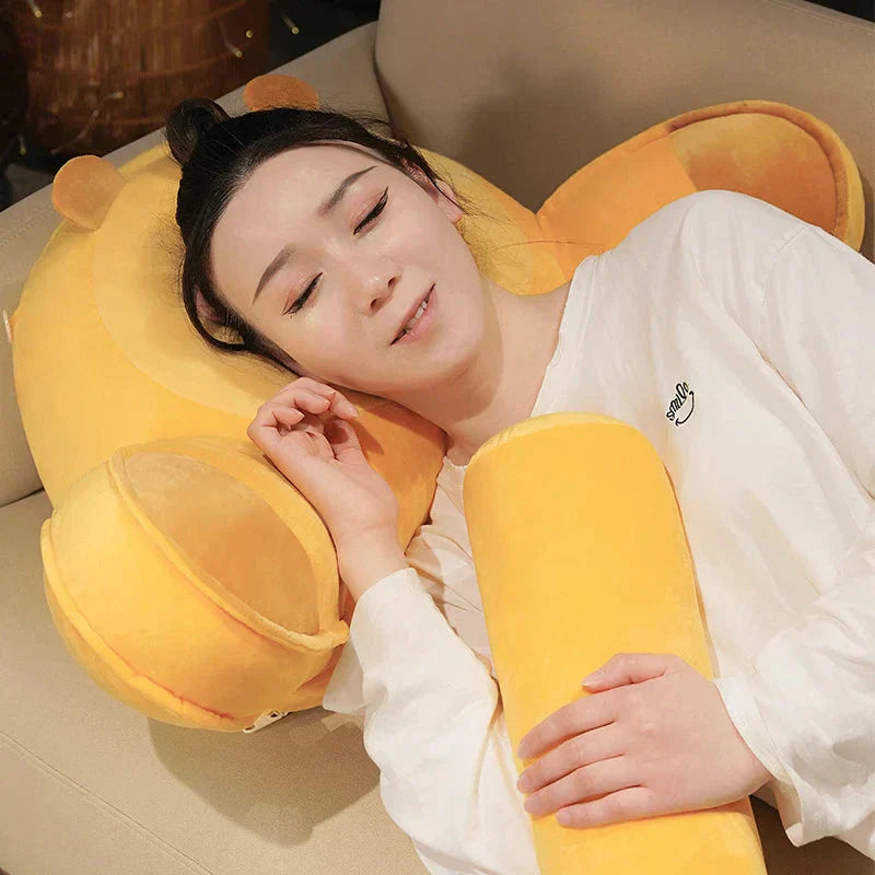 Maliben | Sleepy Capybara Resting Cushion Pillow