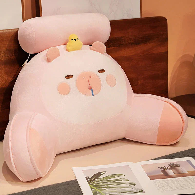 Maliben | Sleepy Capybara Resting Cushion Pillow