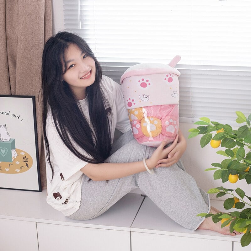 Maliben | Smiling Boba Dessert Plushie