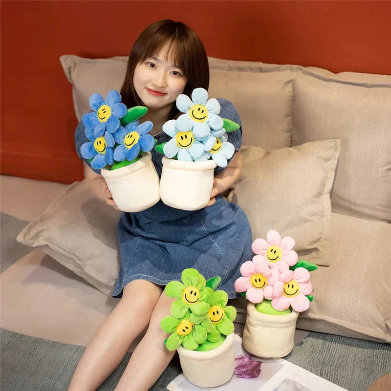Maliben | Smiling Sunflower Flowerpot Plush