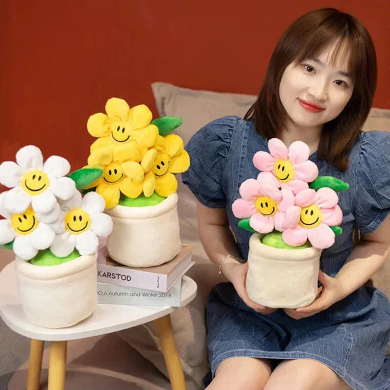 Maliben | Smiling Sunflower Flowerpot Plush