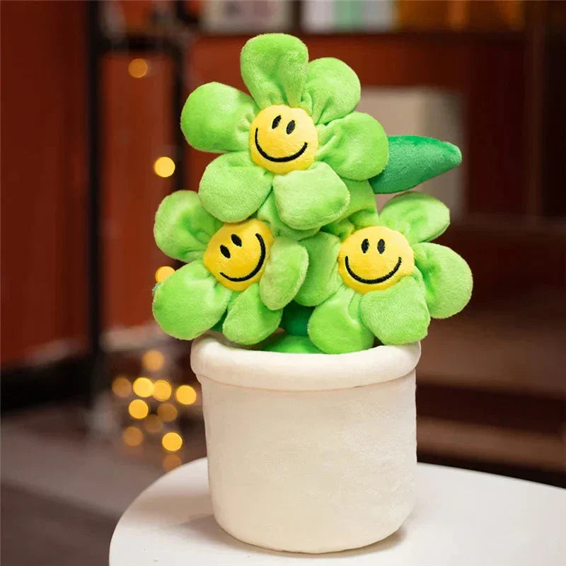 Maliben | Smiling Sunflower Flowerpot Plush