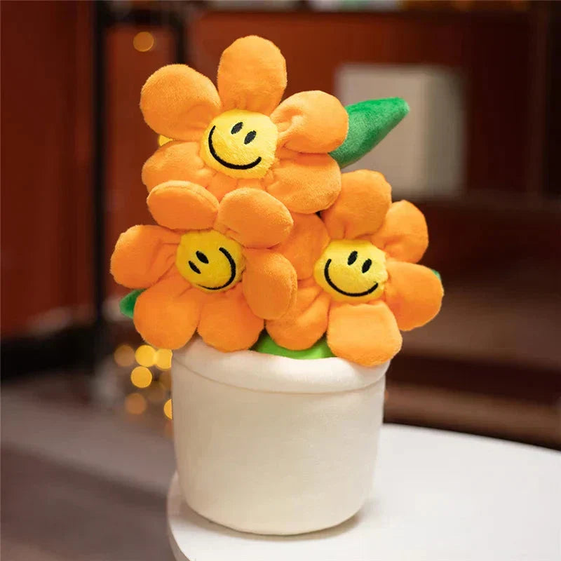 Maliben | Smiling Sunflower Flowerpot Plush