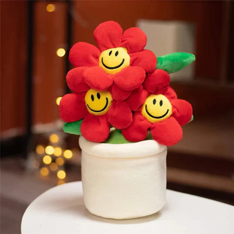 Maliben | Smiling Sunflower Flowerpot Plush