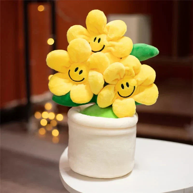 Maliben | Smiling Sunflower Flowerpot Plush