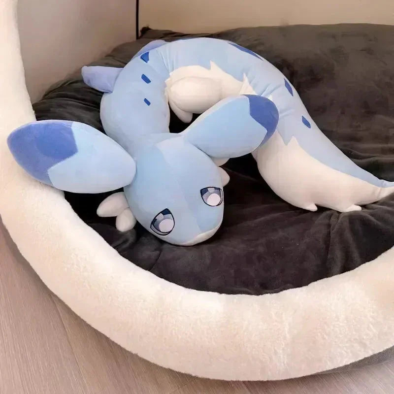 Maliben | Sofi The Long Kawaii Baby Blue Hybrid Dragon Plushie