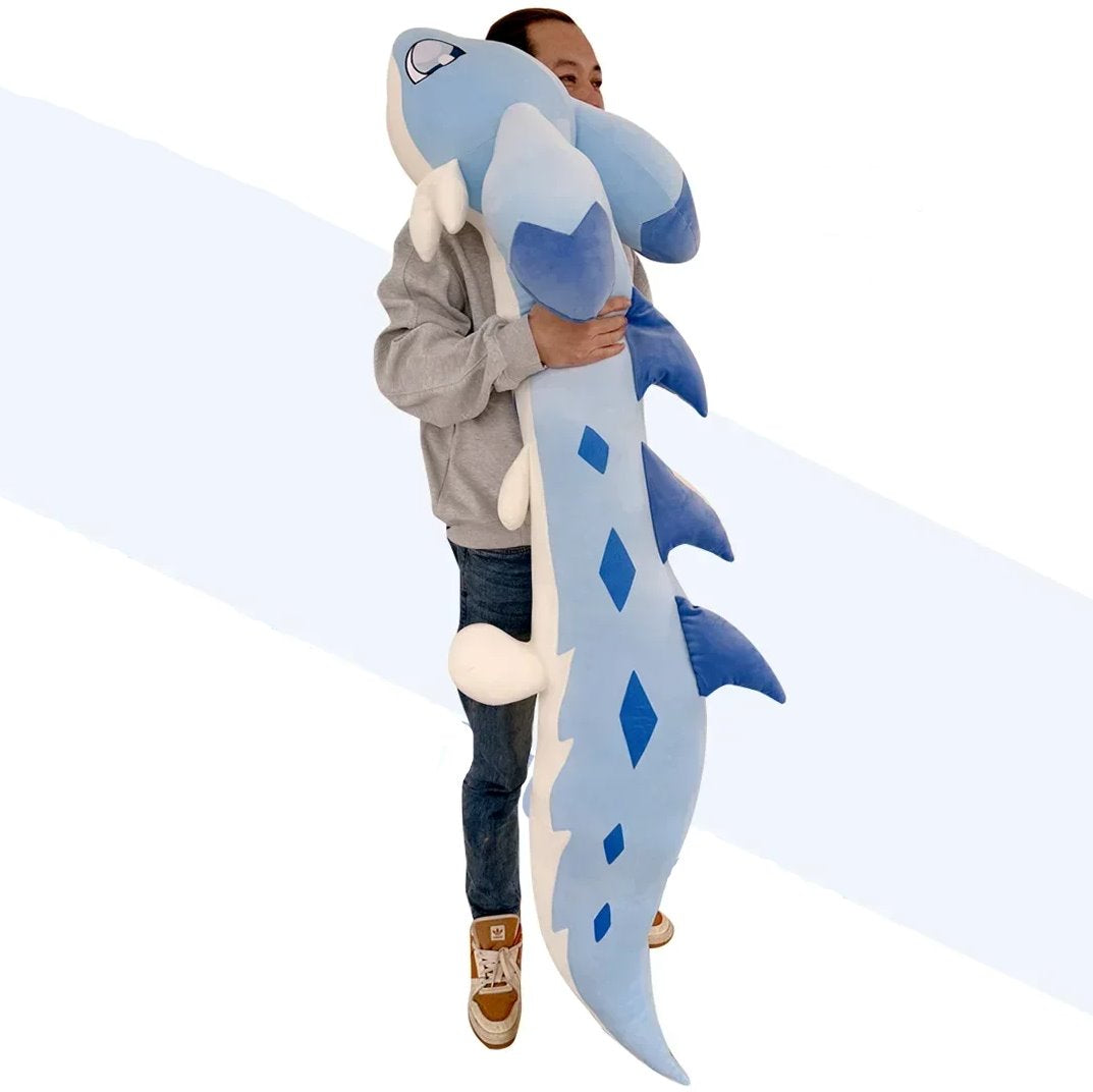 Maliben | Sofi The Long Kawaii Baby Blue Hybrid Dragon Plushie
