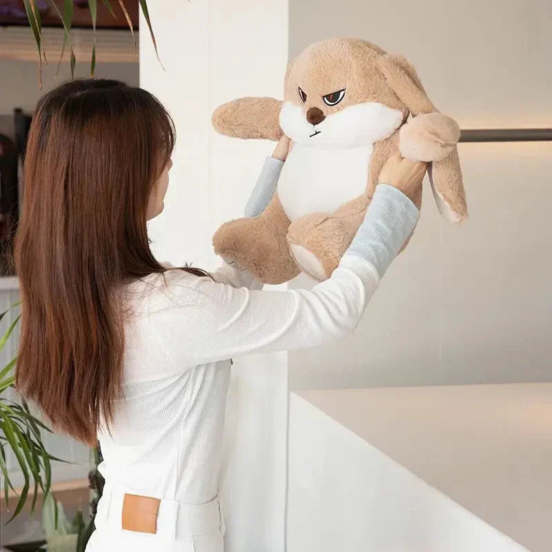 Maliben | Spike The Angry Beige Fluffy Bunny Plushie