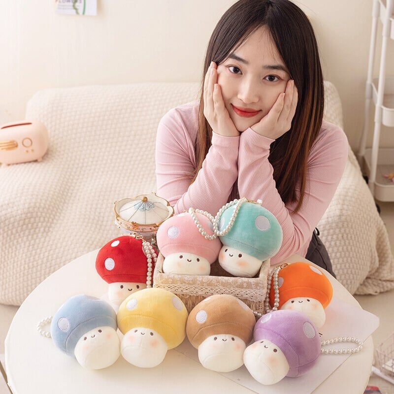 Maliben | Squishy Mushroom Friends Plushie Keychains