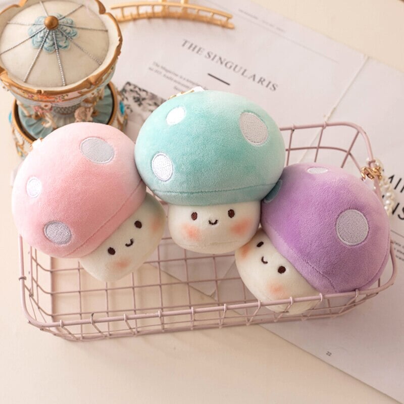 Maliben | Squishy Mushroom Friends Plushie Keychains