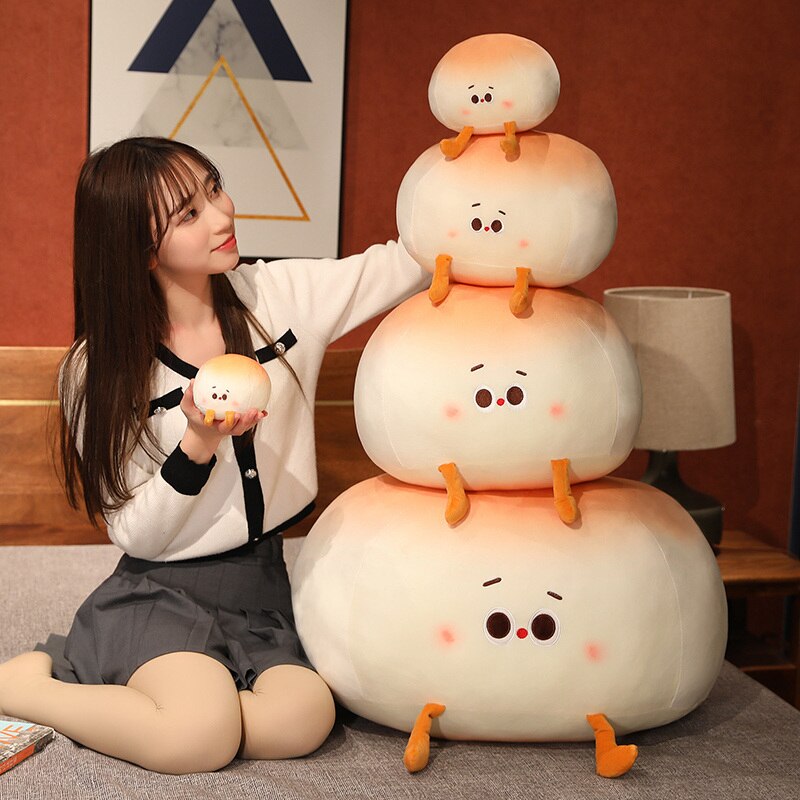Maliben | Steamed Round Stuffed Bao Bun Plushie