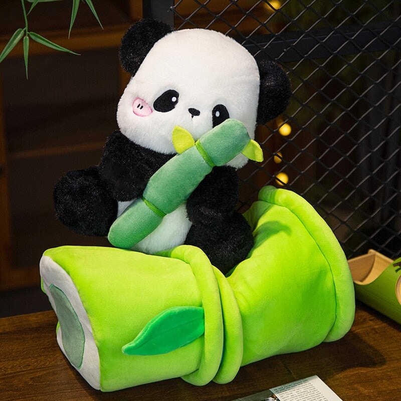Maliben | Sze Sze The Panda Bamboo Hut Plushie
