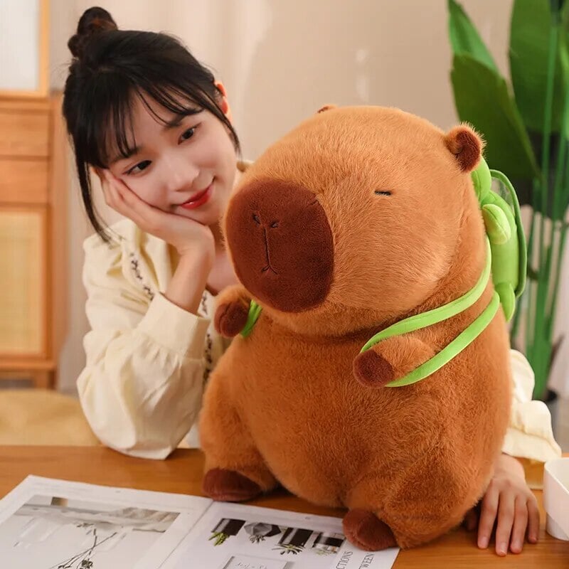 Maliben | The Adorable Capybara Turtle Back Pack Plushies