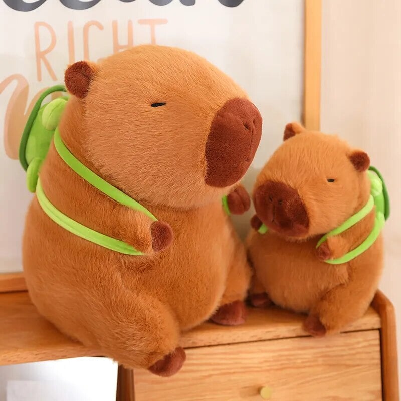 Maliben | The Adorable Capybara Turtle Back Pack Plushies