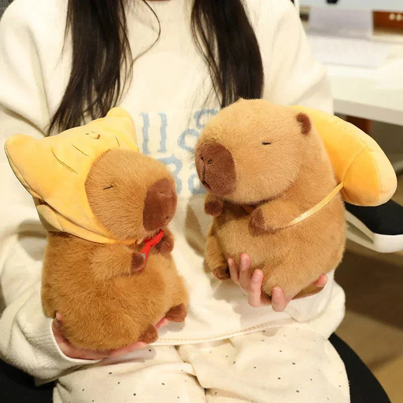 Maliben | Toasted Croissant Capybara Plushies
