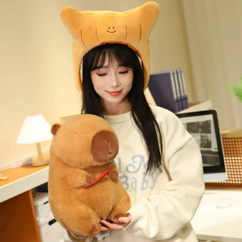 Maliben | Toasted Croissant Capybara Plushies